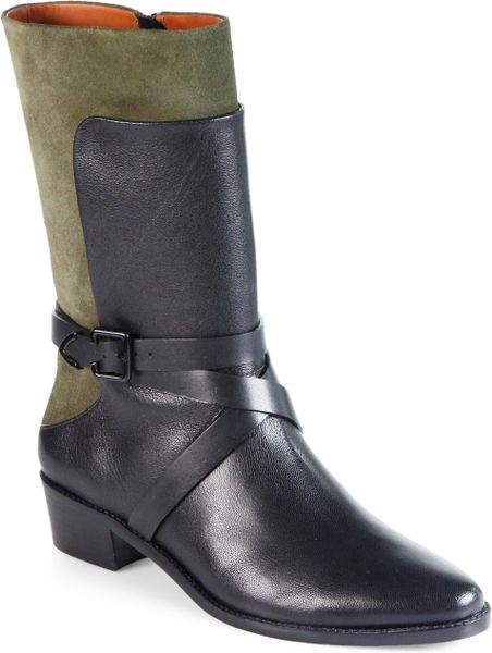 rebecca minkoff chasidy suede flat boots