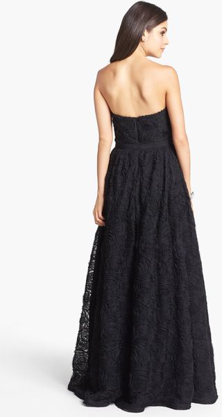 adrianna papell soutache gown