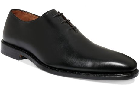 Allen Edmonds Hanover Plain Toe Shoes in Black for Men