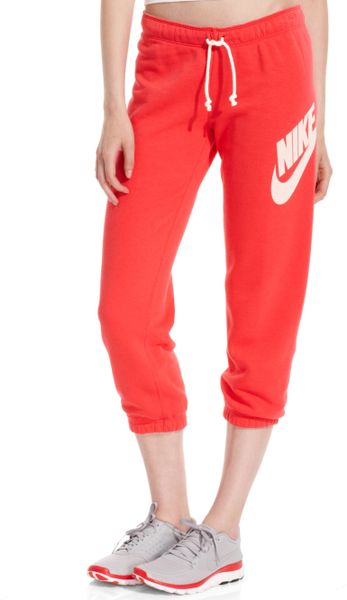 men red nike sweatpants