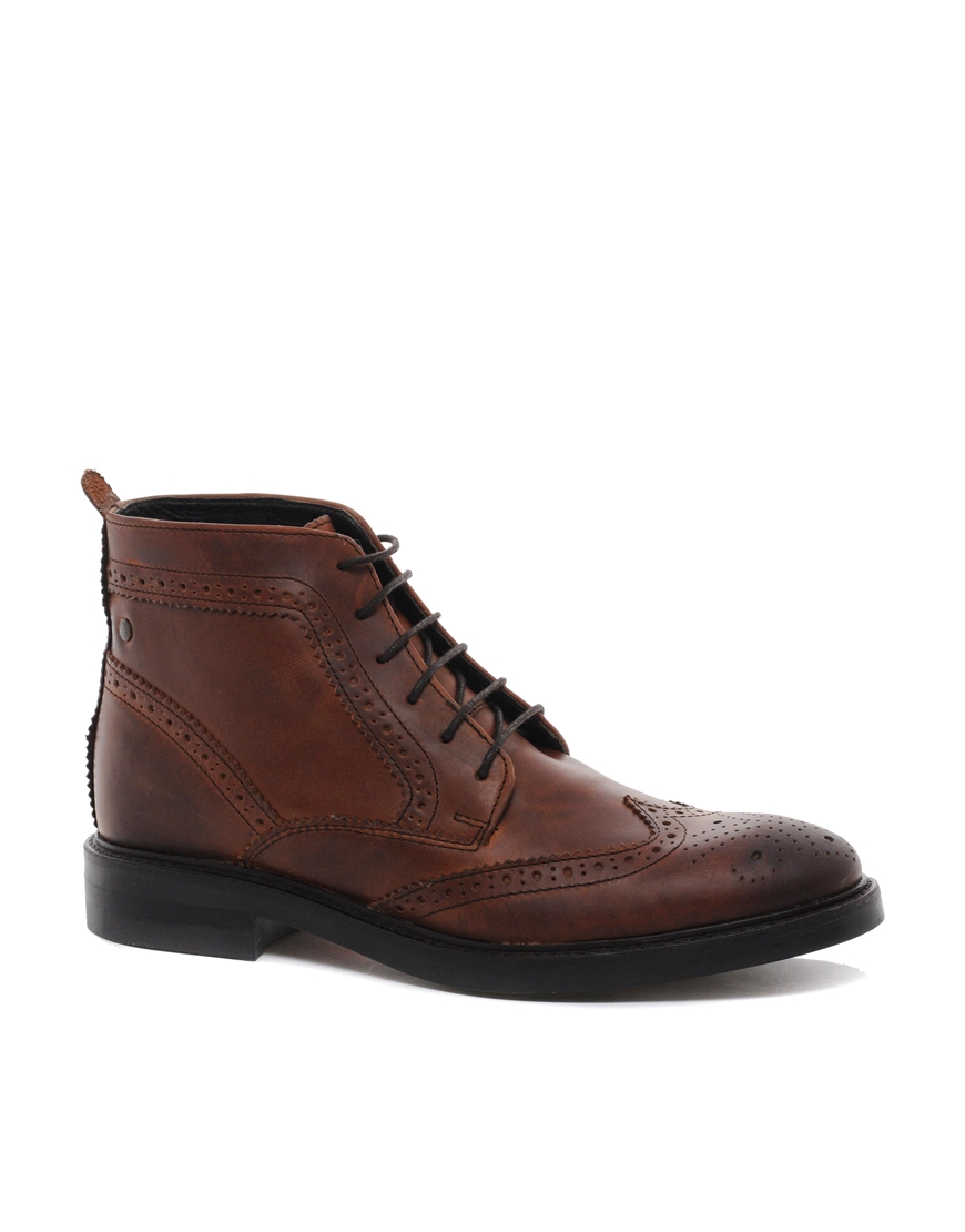 base brogue boots