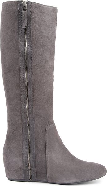 nine west grey suede boots