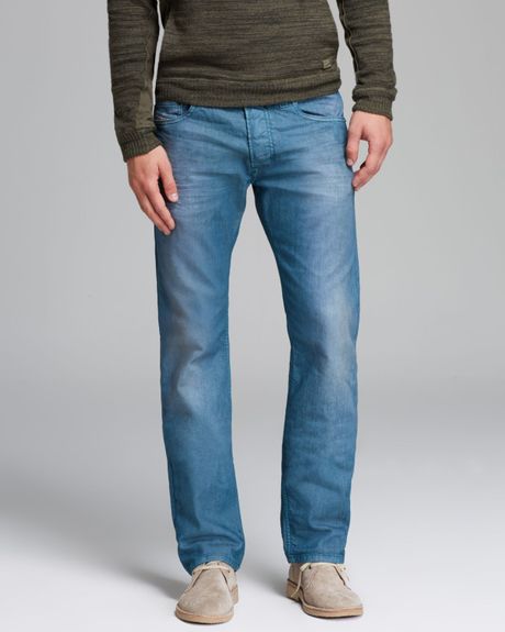 men's dark blue jeans slim fit