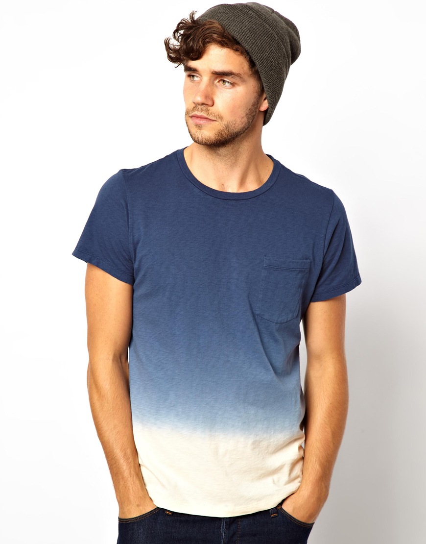 Paul Smith Dip Dye Tshirt in Blue for Men | Lyst