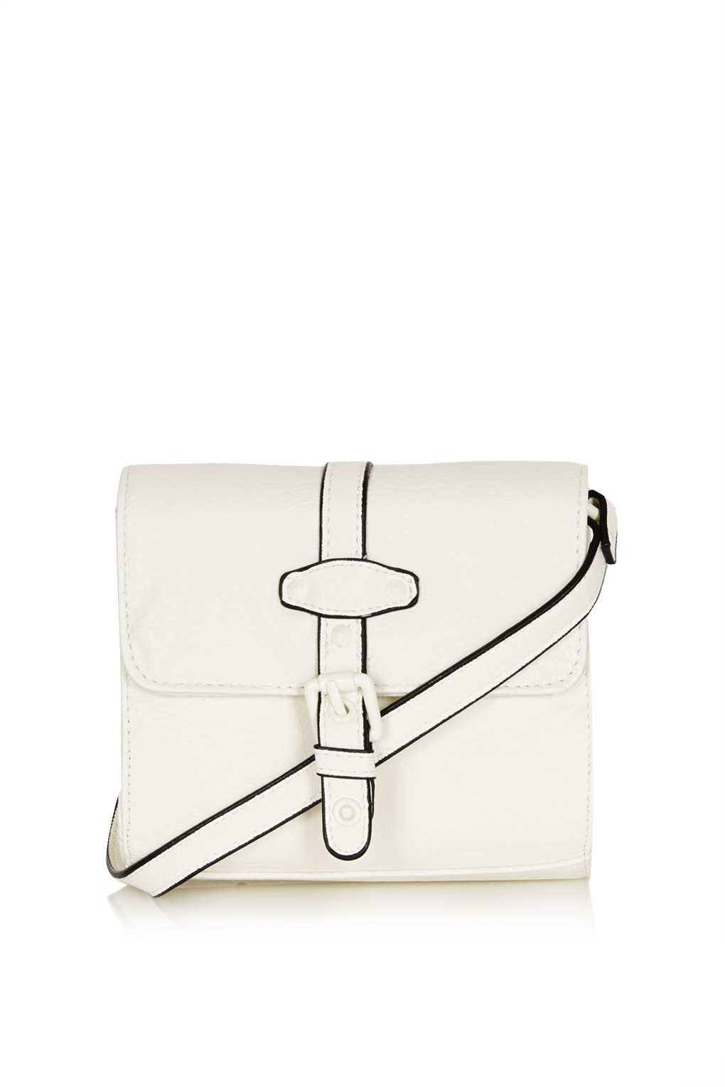 Topshop Sporty Mini Crossbody Bag in White