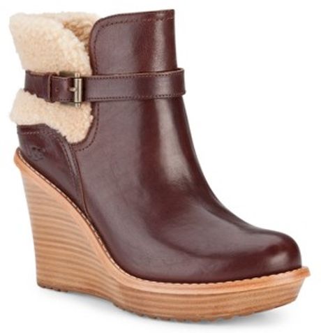 ugg australia anais wedge ankle boots ugg australia anais wedge ankle boots