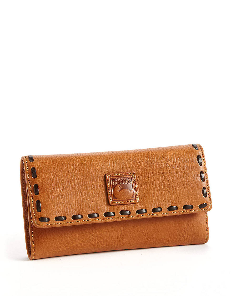Dooney & Bourke Leather Checkbook Wallet in Brown for Men (natural) | Lyst