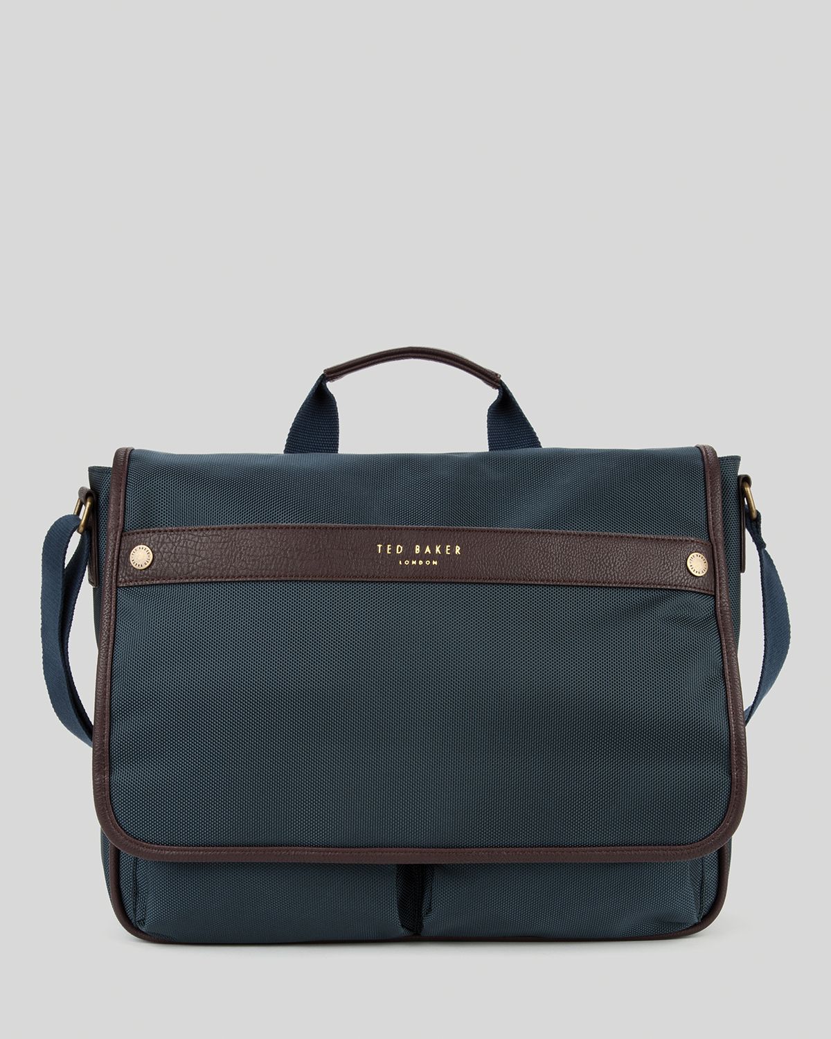 Ted Baker Caradoc Zip Messenger Bag in Blue for Men (Navy) Lyst
