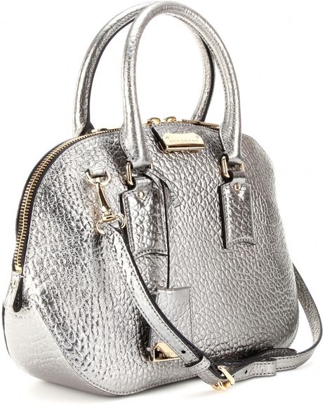 burberry silver tote