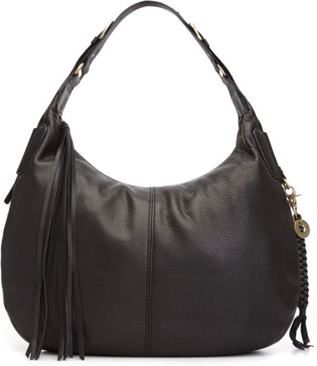 lucky brand black hobo bag