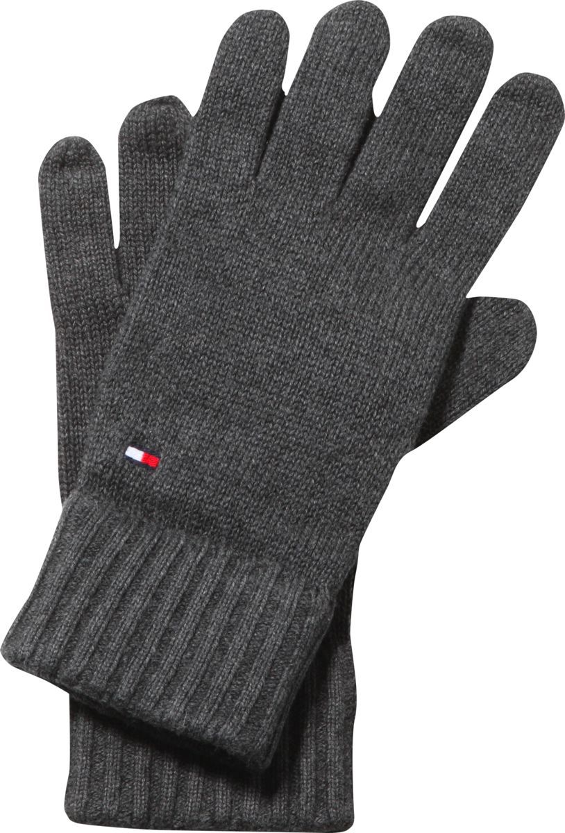 Tommy Hilfiger Pima Cotton Cashmere Gloves in Gray for Men (Charcoal