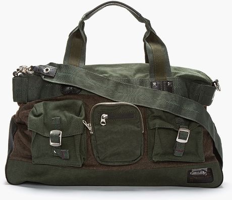 diesel bag green