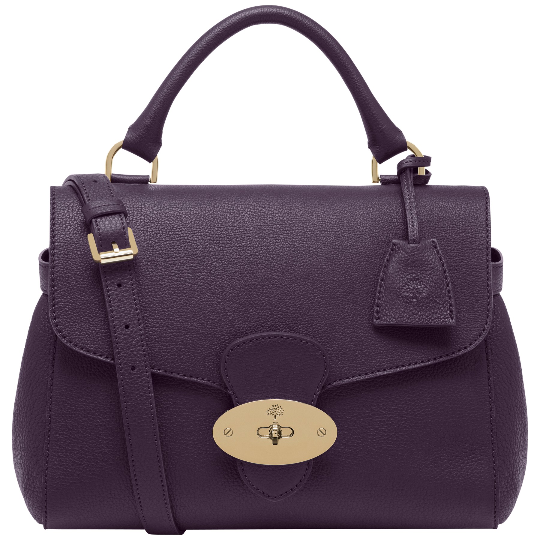 mulberry purple handbag