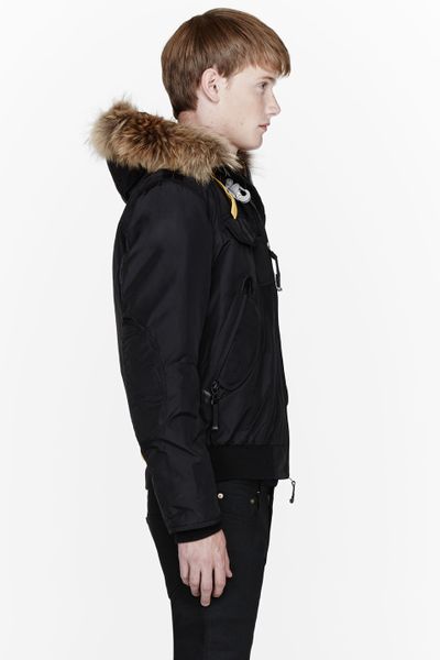 parajumpers leather coat