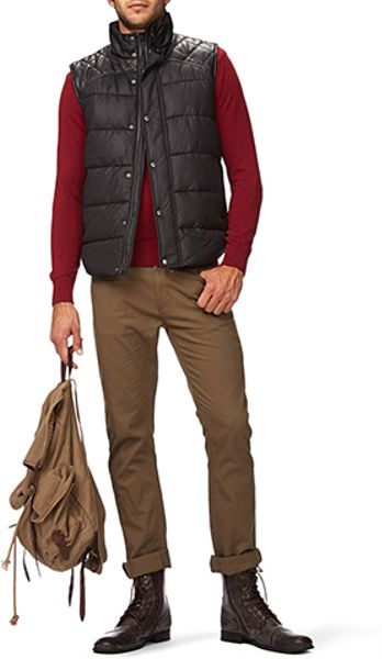 black bubble vest