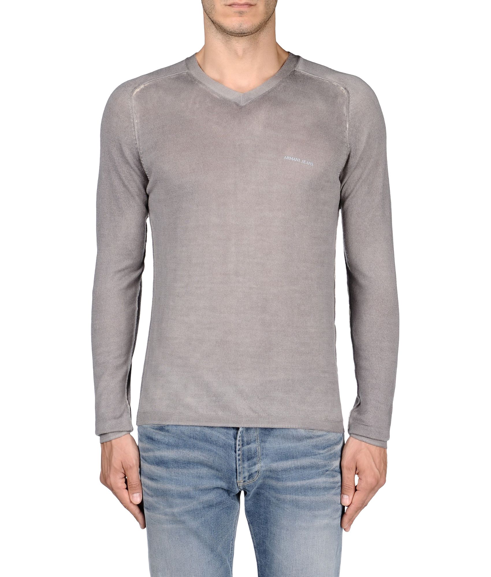 armani v neck sweater