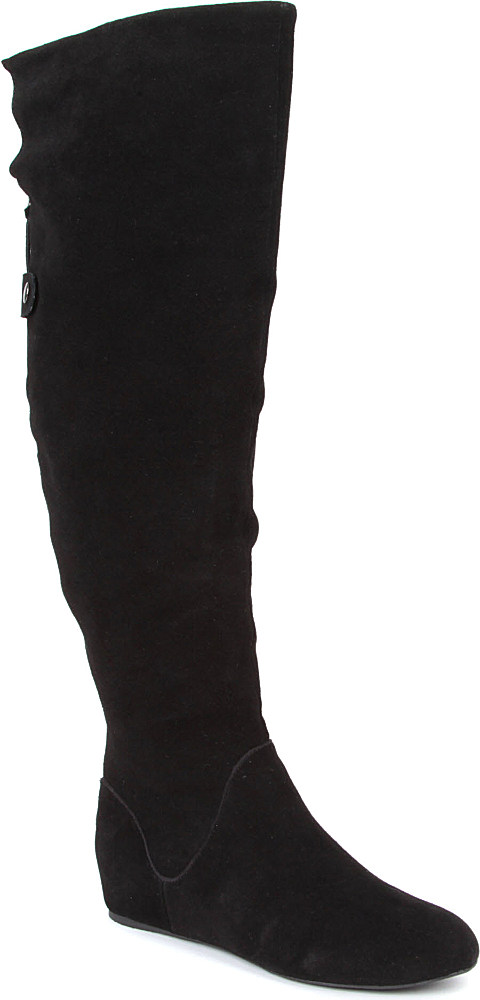 kurt geiger knee high boots flat