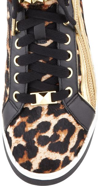 Michael Kors Michael Glam Leopard print Hitop in Animal