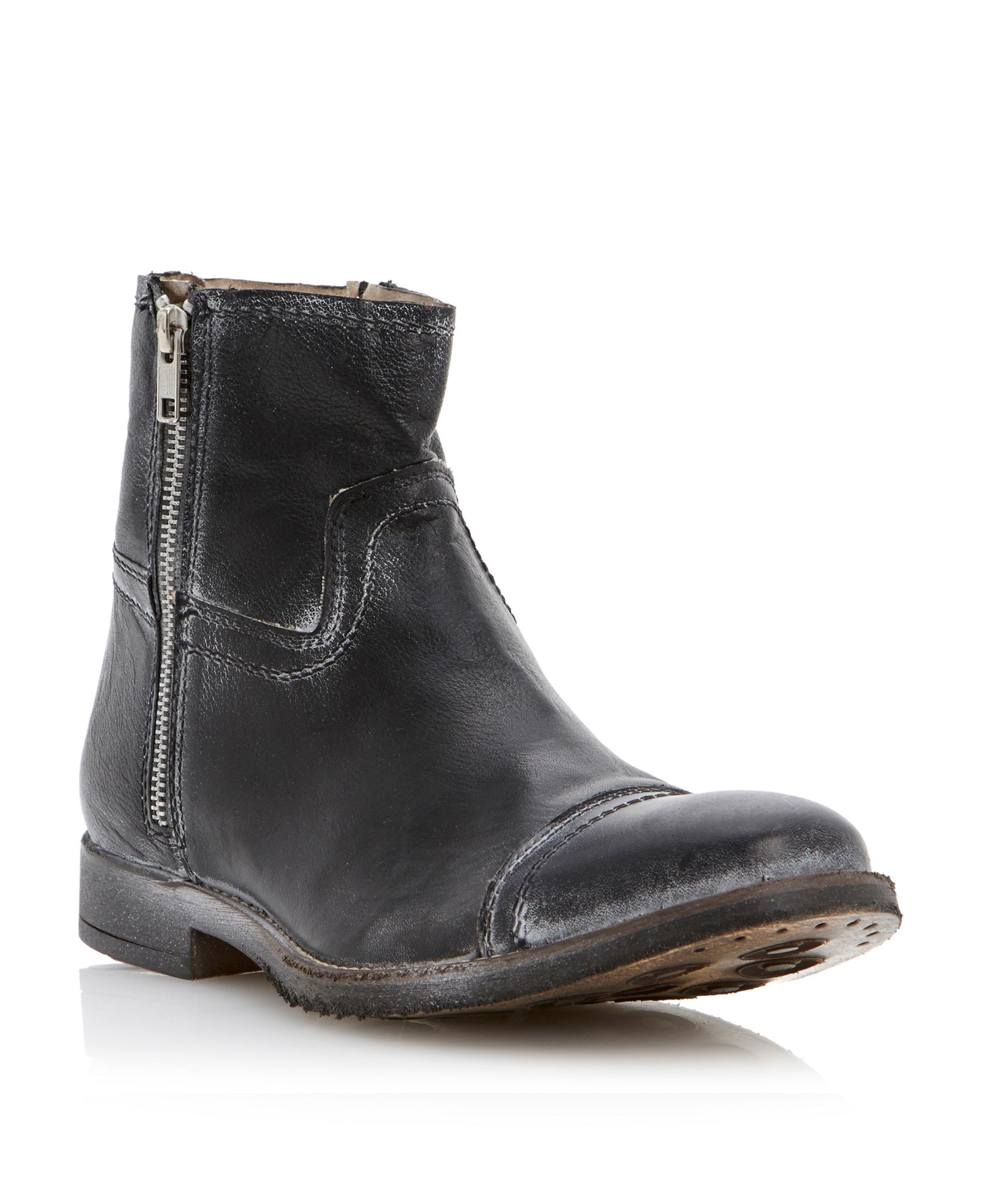steve madden side zipper boots