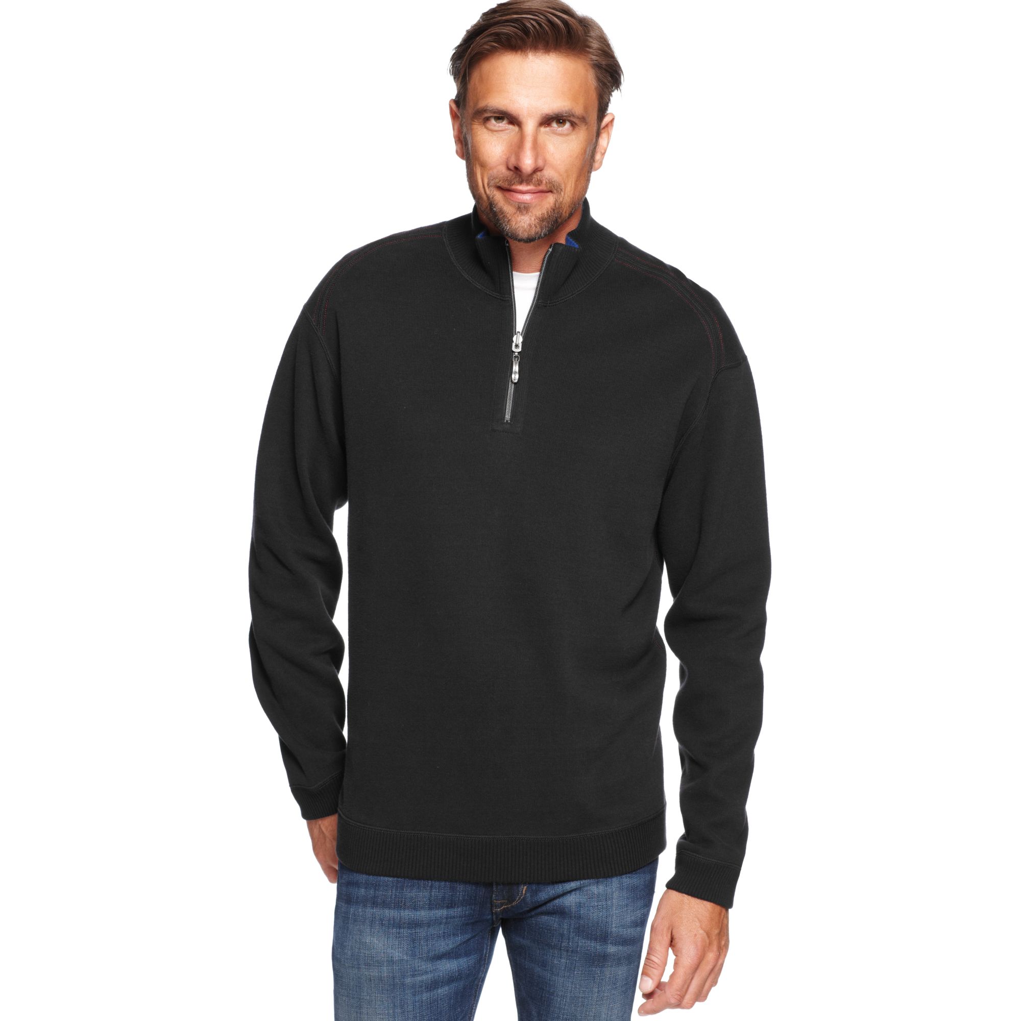 Tommy Bahama Flip Side Pro Reversible Sweater in Black for Men (Black