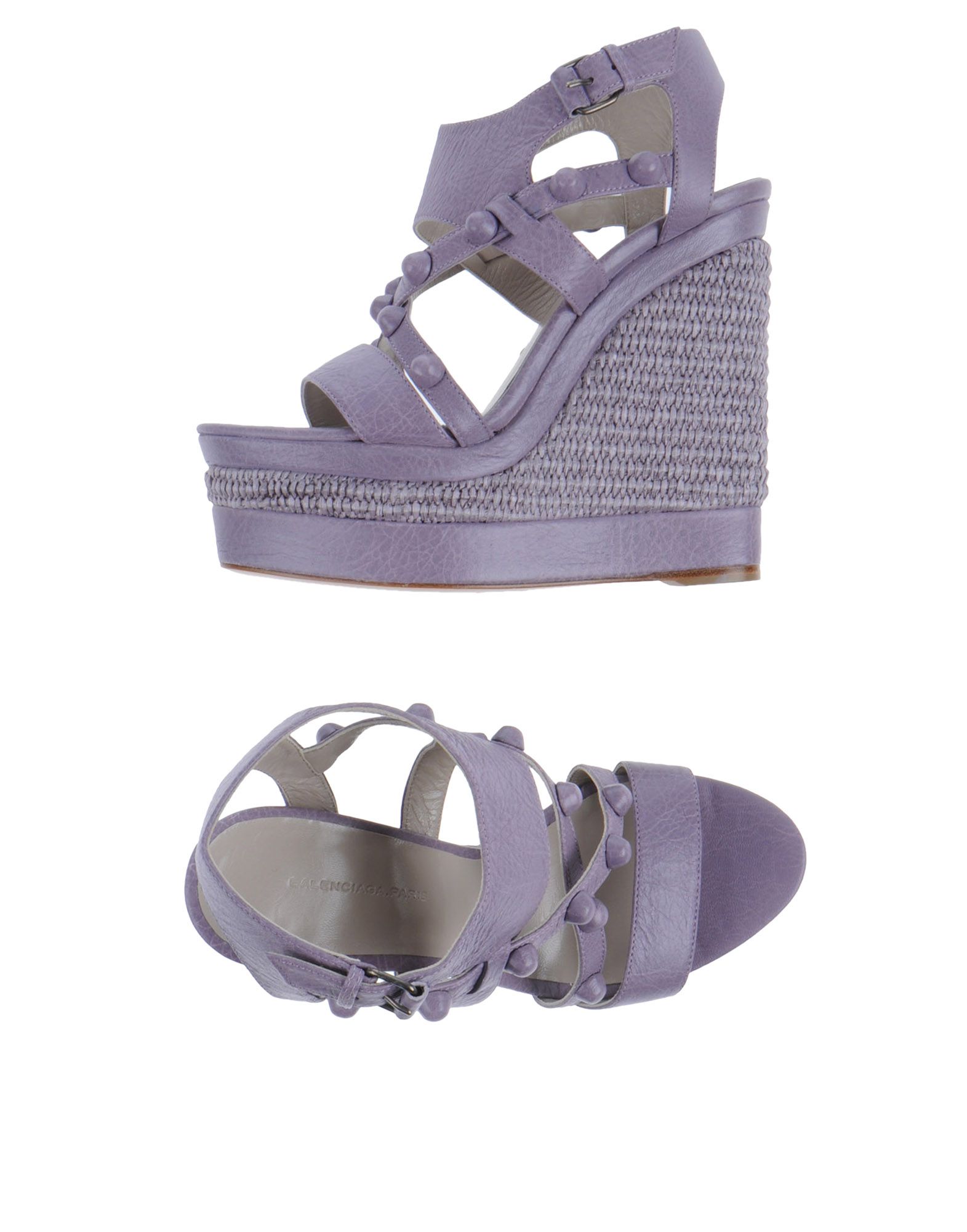 purple balenciaga heels