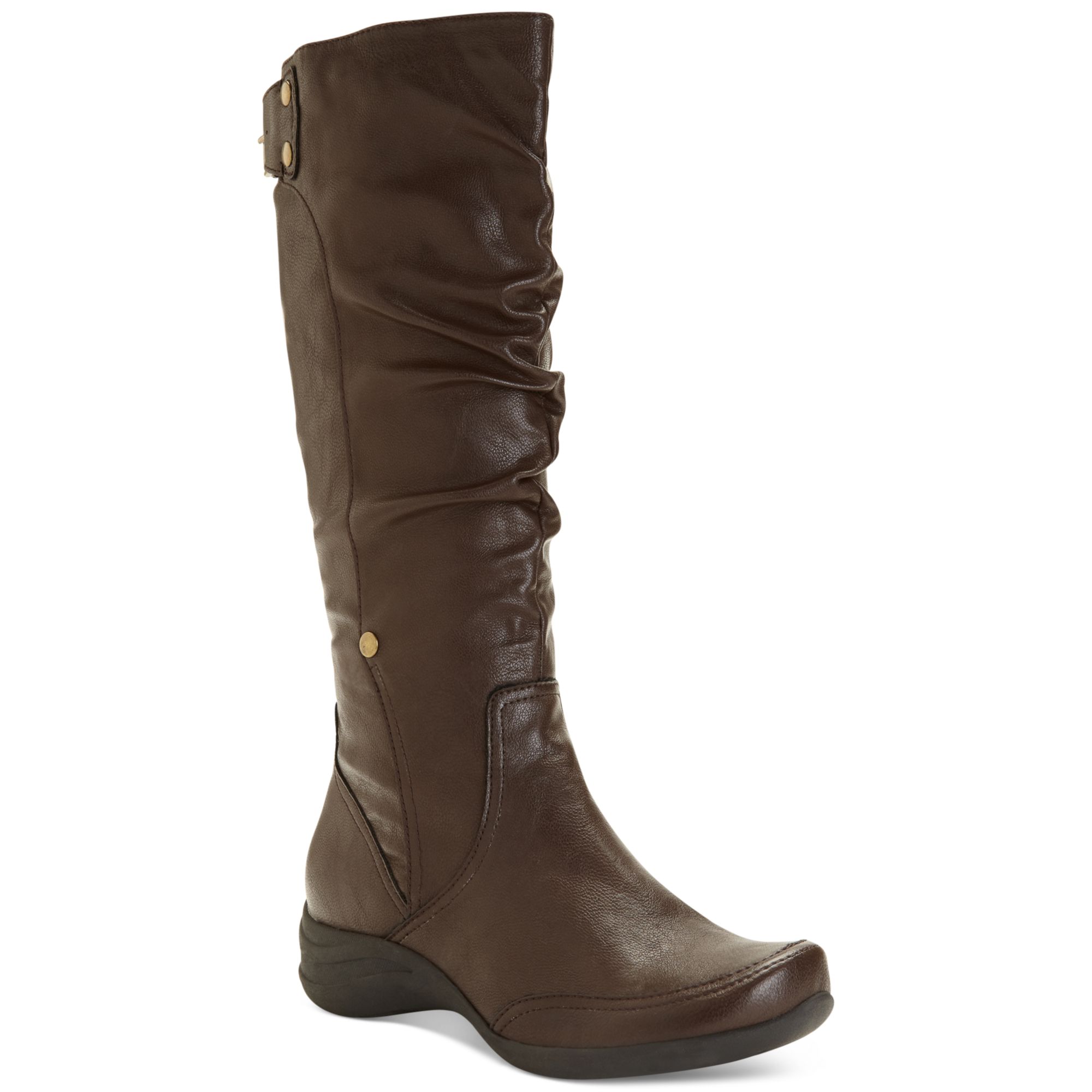 Hush PuppiesÂ® Alternative Wide Calf Boots in Brown (Dark Brown ...