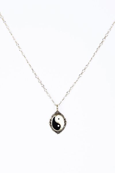 Urban Outfitters Filigree Yin and Yang Necklace in Silver (Gold ...