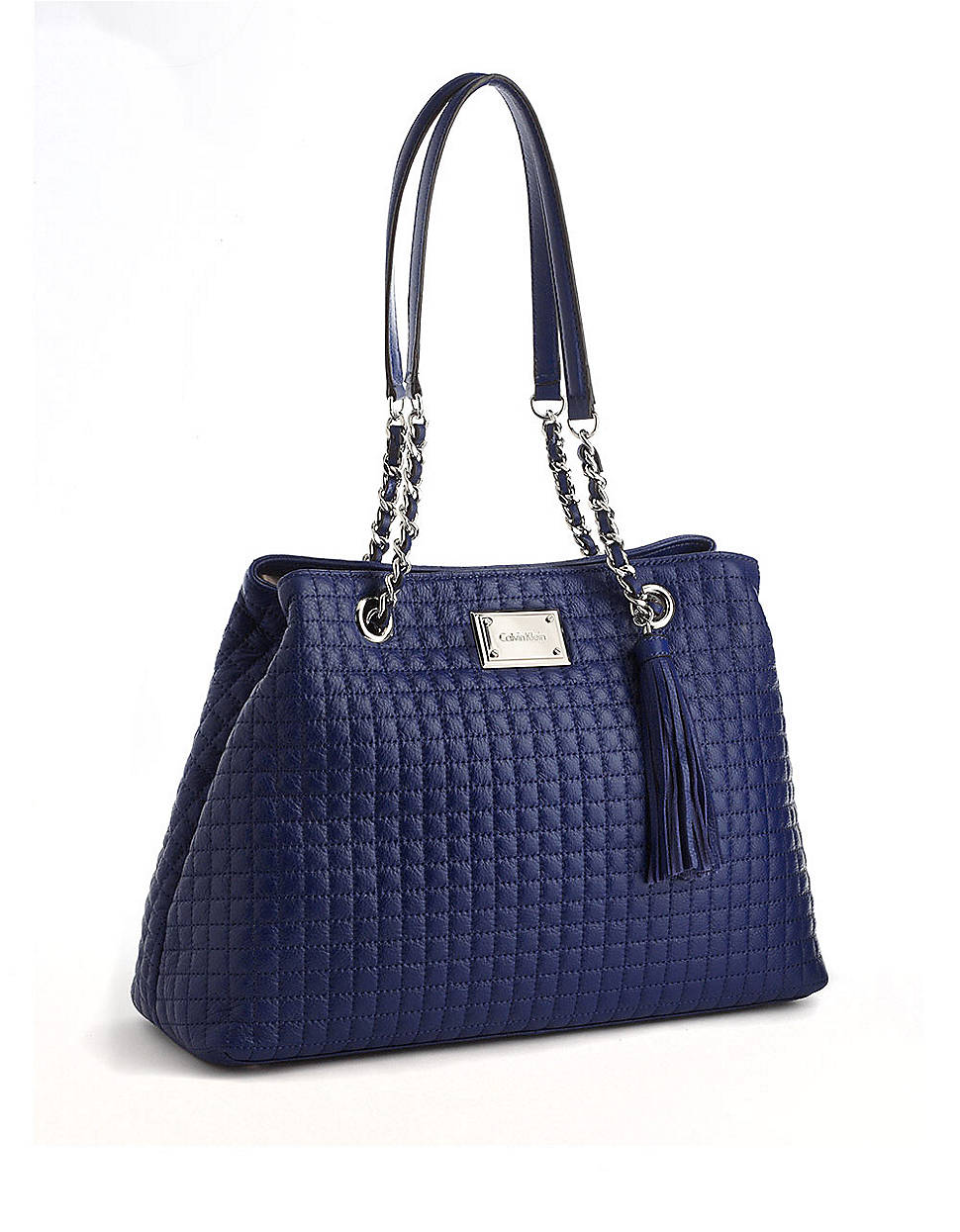 calvin klein quilted tote bag