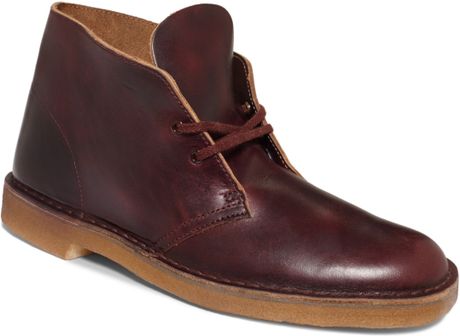 clarks burgundy booties