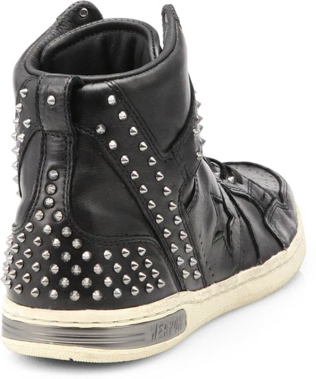 converse studded high top sneakers