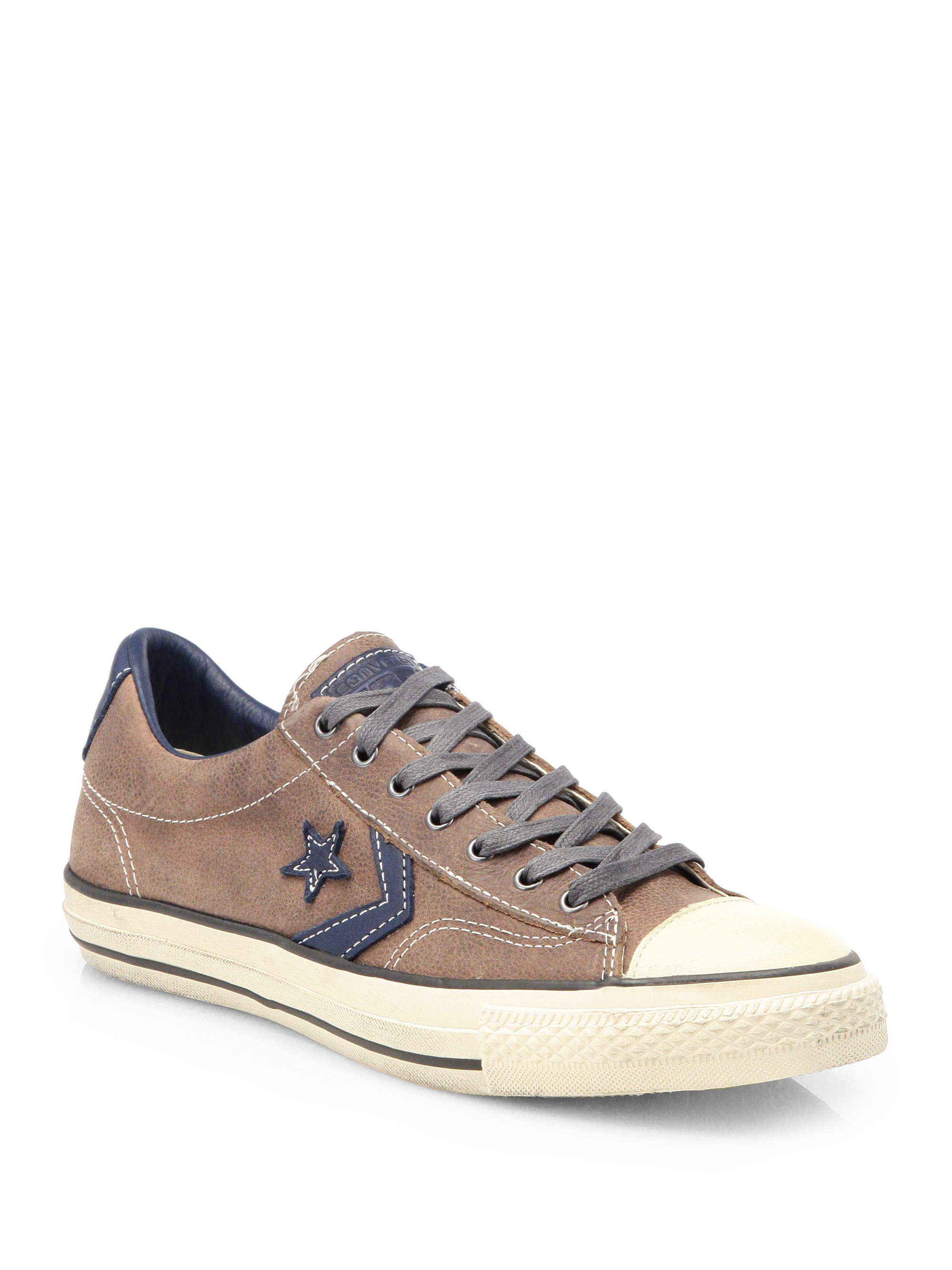 converse leather mens
