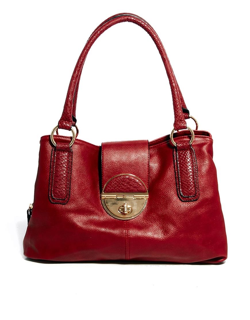 Aldo Meta Triple Compartment Shoulder Bag in Purple (Wine) Lyst