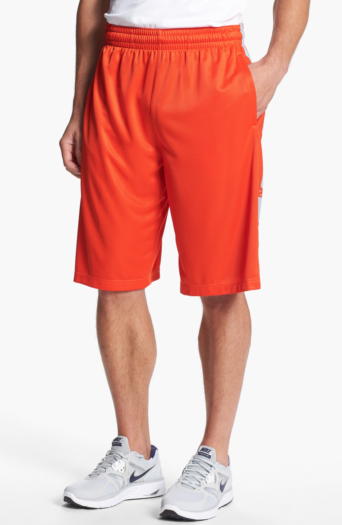 orange nike elite shorts