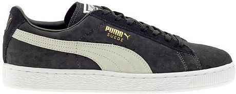 puma suede classic dark shadow