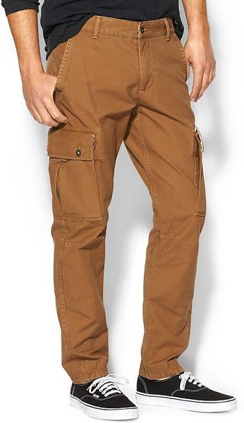 mens brown cargos