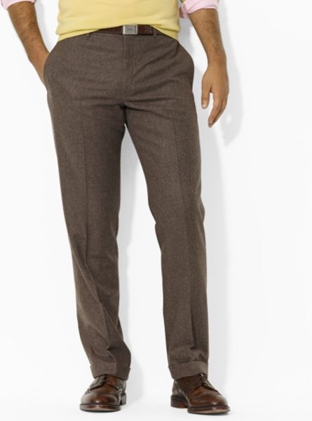 ralph lauren flannel trousers