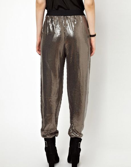 sequin lounge jogger