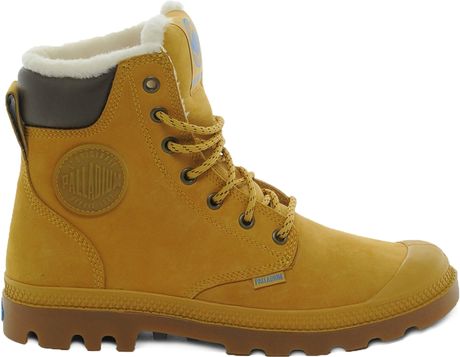 brown palladium boots