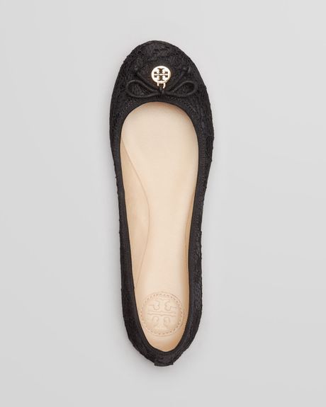 tory burch satin flats