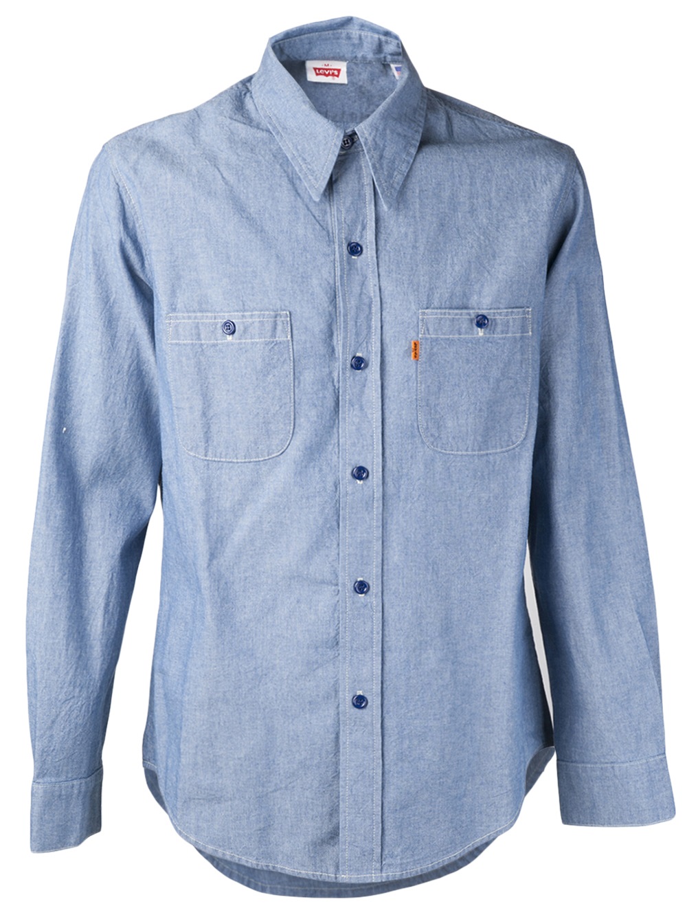 Levi&#39;s S Chambray Shirt in Blue for Men | Lyst