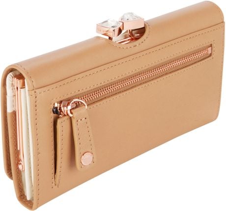 ted baker bow zip around matinee purse