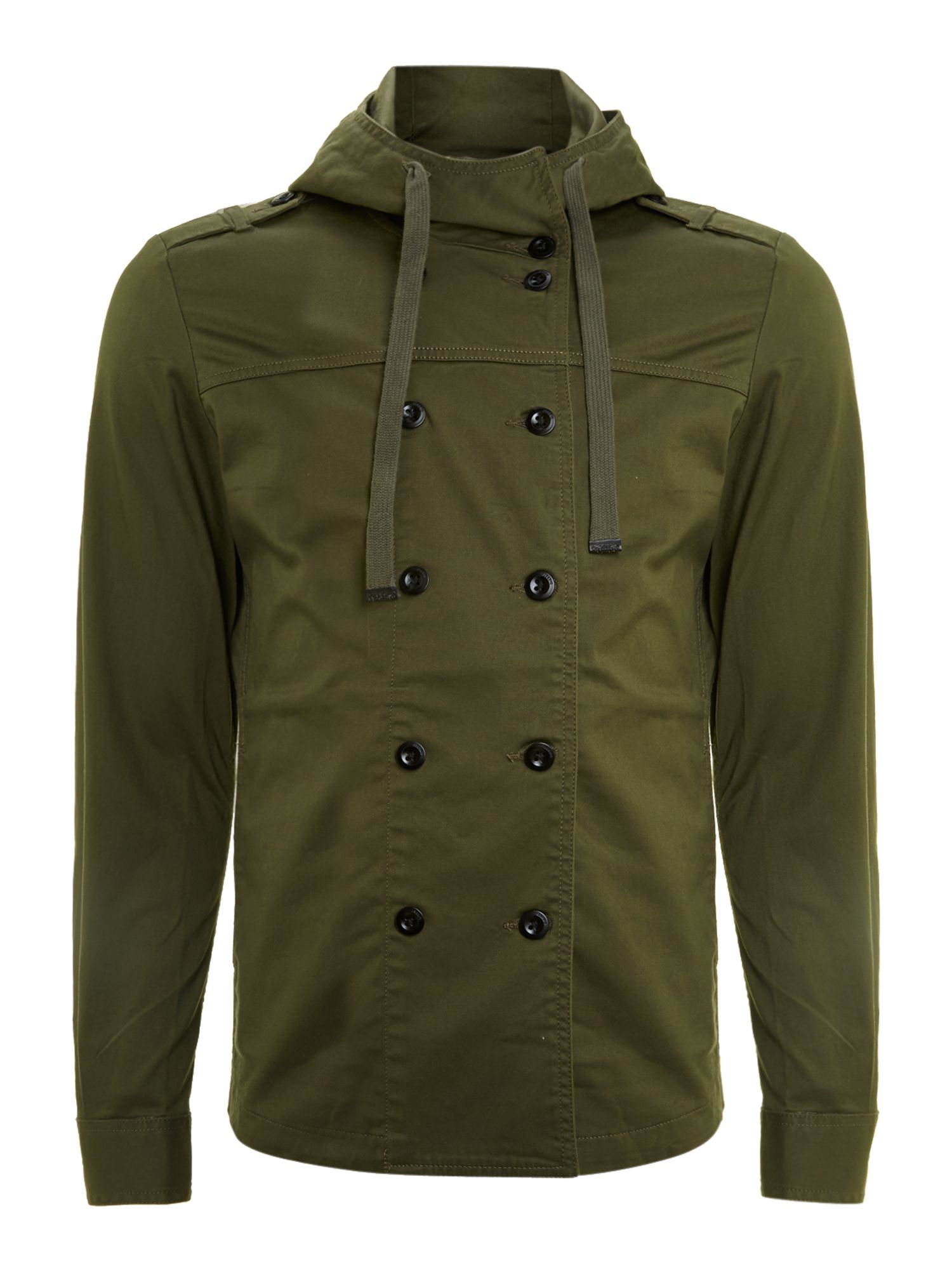 Diesel Hooded Jacket in Green for Men (Khaki) Lyst