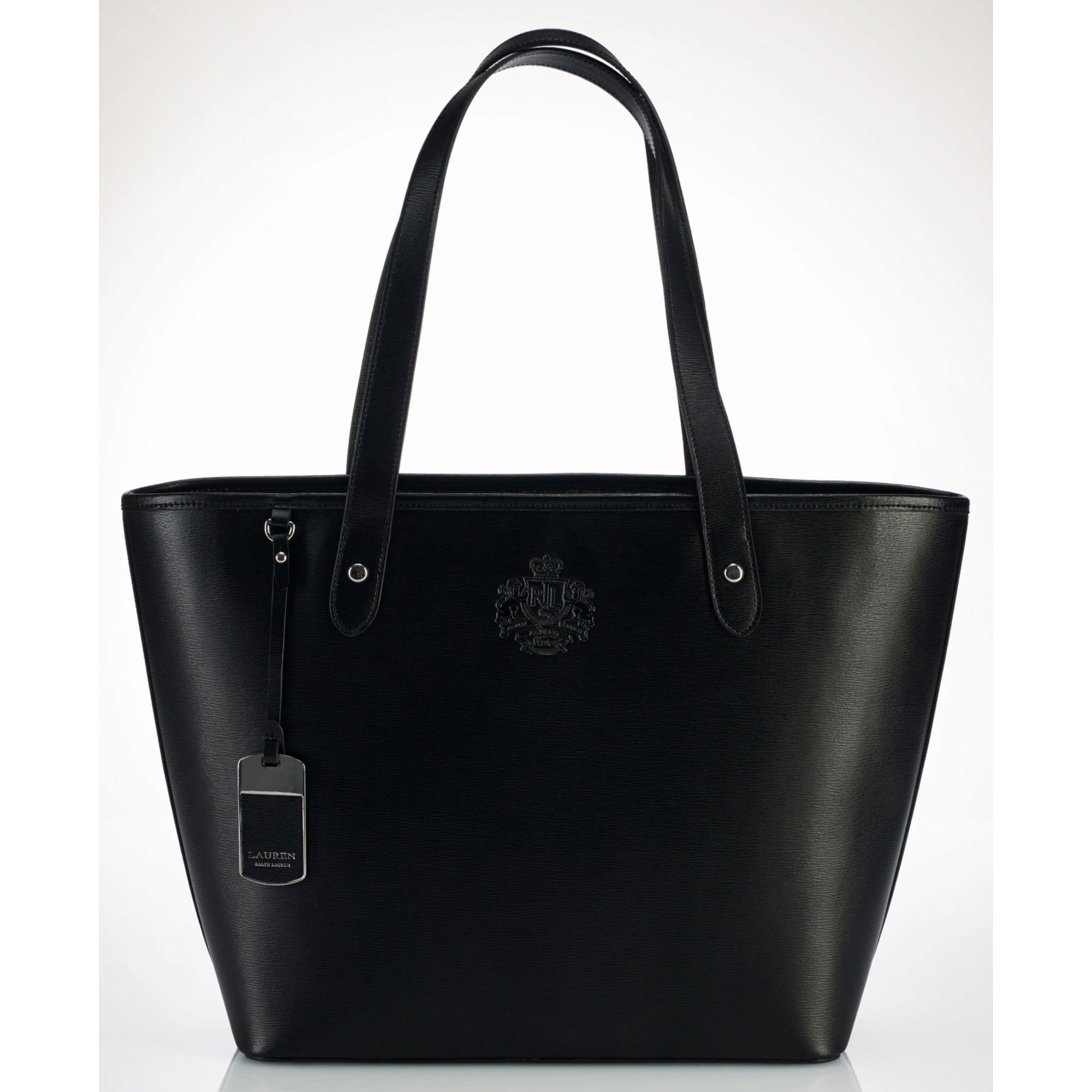 ralph lauren black hand bag