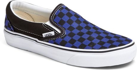 vans purple check