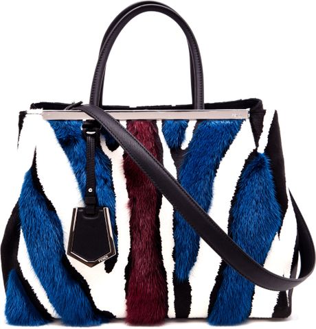 fendi zebra print bag