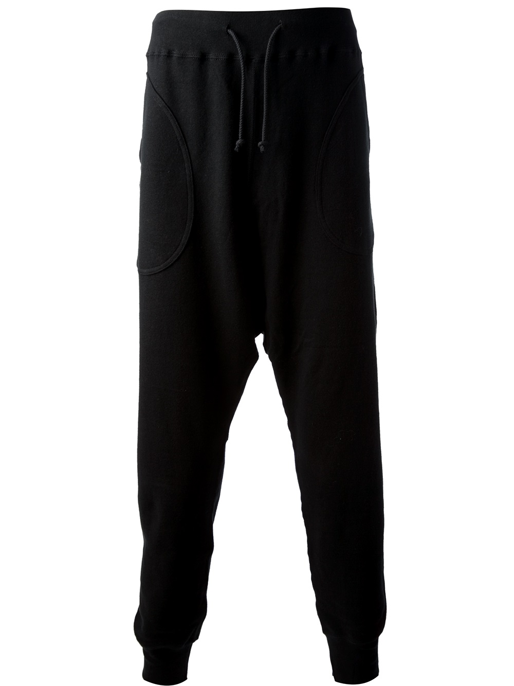 comme des garcons drop crotch pants