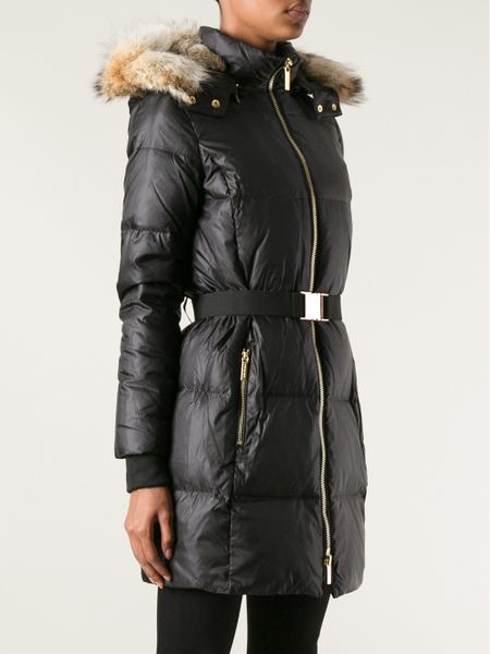 michael-by-michael-kors-black-belted-padded-coat-product-3-13780718 ...