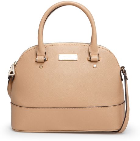 Mango Touch Saffiano Effect Tote Bag In Beige Lyst mango touch saffiano effect tote bag in beige lyst