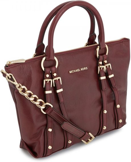 mk burgundy purse