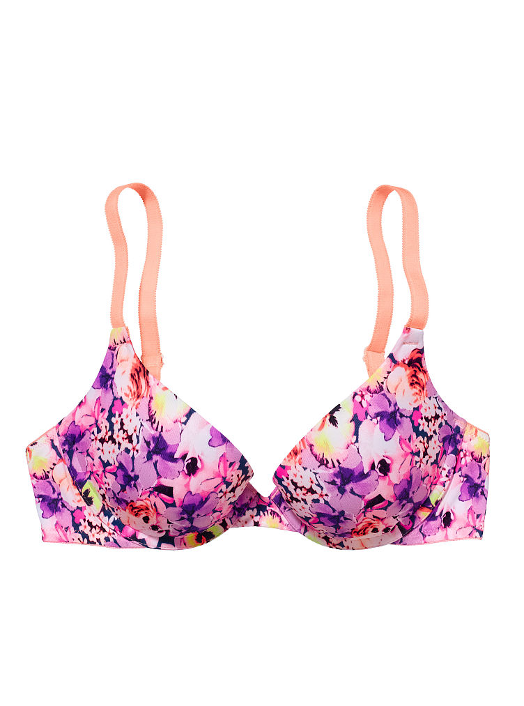 Victoria's Secret Wear Everywhere Push Up Bra in Multicolor (purple